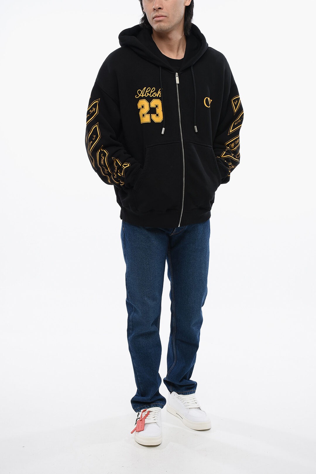 Off-White Skate Fit OW23 Hoodie with Front Zip men - Glamood