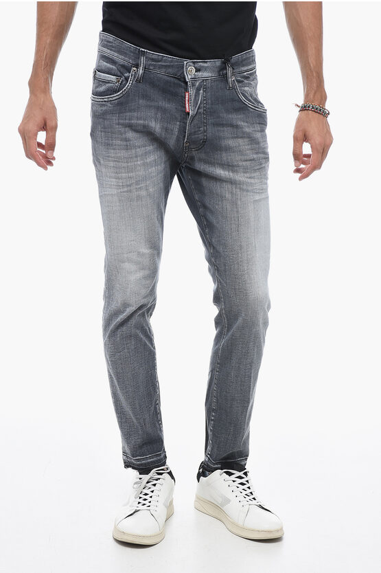 Dsquared2 Long Crotch Relax Denims with Distressed Detail men - Glamood  Outlet