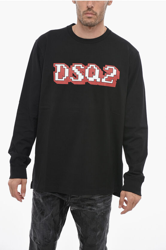 Dsquared2 Skater Fit T-shirt With Logo Print