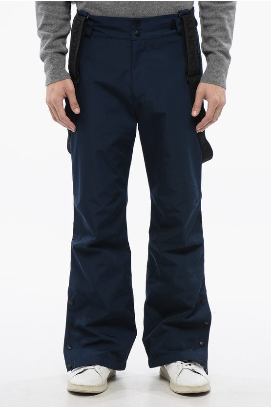 YVES SALOMON SKI PANTS WITH SUSPENDERS AND ANKLE BUTTONS