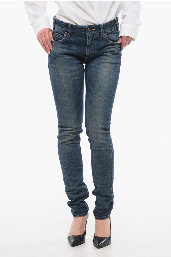 Celine Skinny Dark-washed Denims