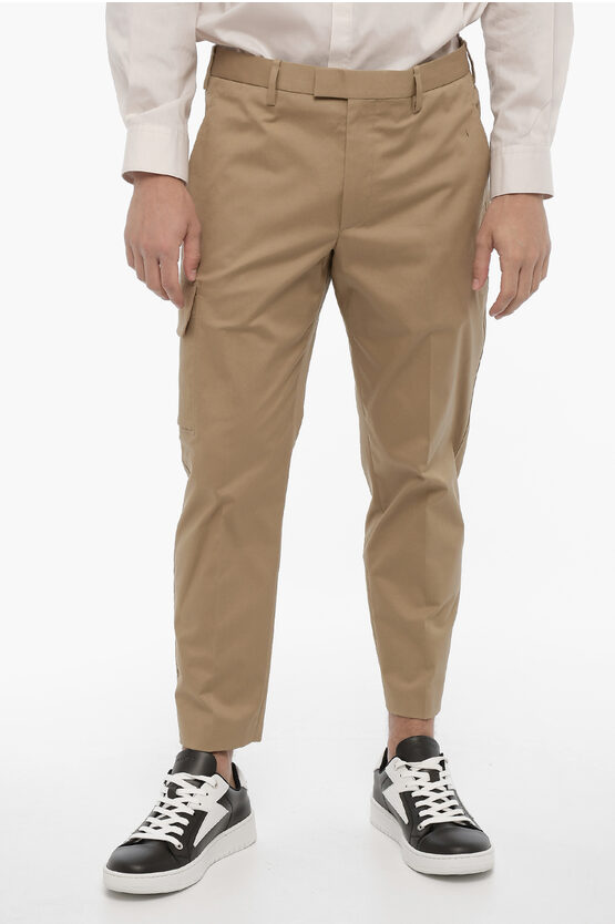 Shop Neil Barrett Skinny Fit Cargo Pants With Belt Loops