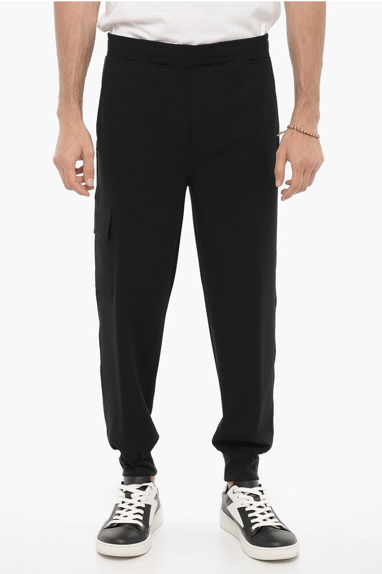 Shop Neil Barrett Skinny Fit Cargo Pants With Drawstring Waist