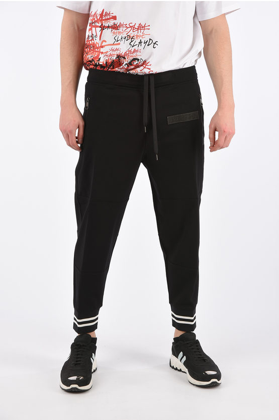 Shop Neil Barrett Skinny Fit Drawstring Pants