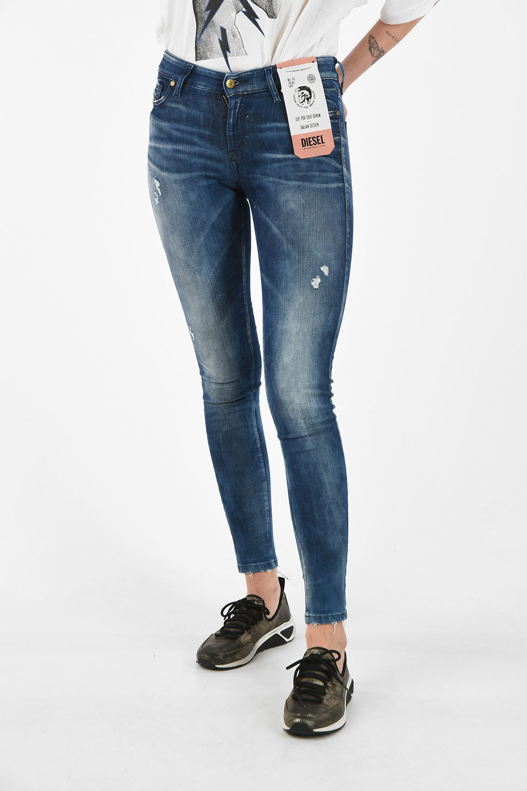 ladies diesel skinny jeans