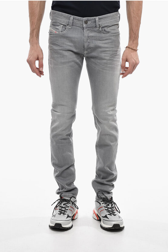 Diesel Skinny Fit Sleenker-x Jeans 16cm L.32 In Grey