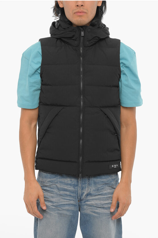 Shop Tatras Sleeveless Down Jacket With Removable Hood