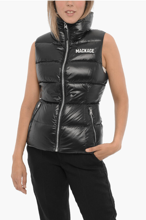 Shop Mackage Sleeveless Quilted Chaya Down Jacket