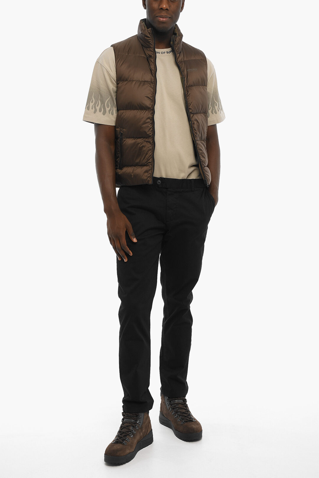 Woolrich Sleeveless Reversible Down Jacket men - Glamood Outlet