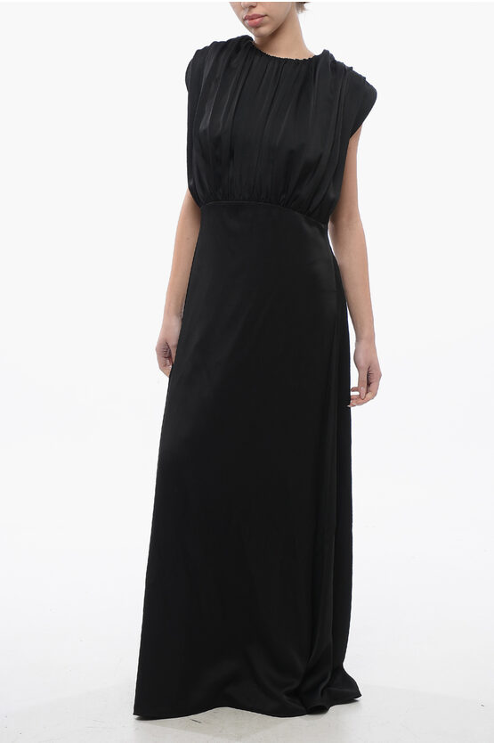 Sleeveless Satin Dr… - image