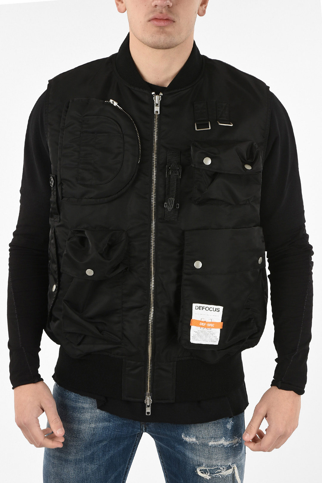 Defocus Sleeveless Utility Jacket men Glamood Outlet