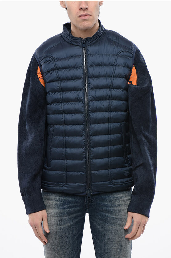 Diesel Sleveless Quilted W-hawkyl-sl Lightweight Jacket