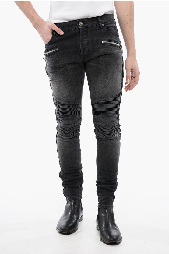 Balmain Cotton Slim-fit Jeans