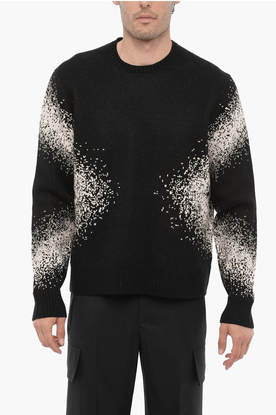 Neil Barrett Slim Fit Crew-neck Sweater In Black