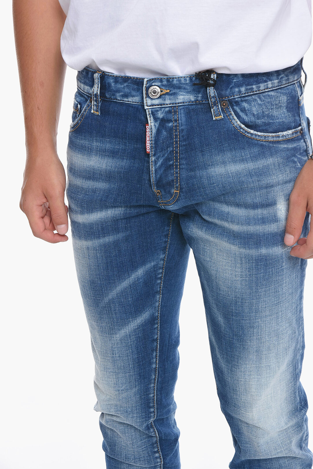 Distressed Slim Fit Jeans main image 1