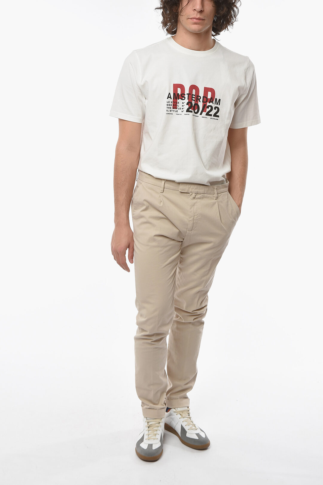 Mens Double Pleated Pants / Slacks Comfortable fit main image 0