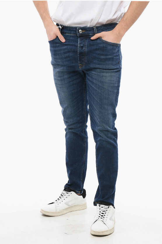 Department Five Slim Fit Drake Jeans With Logo Button 15cm