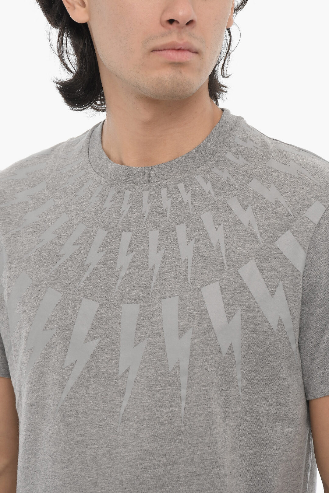 Tシャツ・カットソー NeIL Barrett \"FAIRISLE THUNDERBOLT\" T-SHIRT 21358124_51353780_1000.jpg