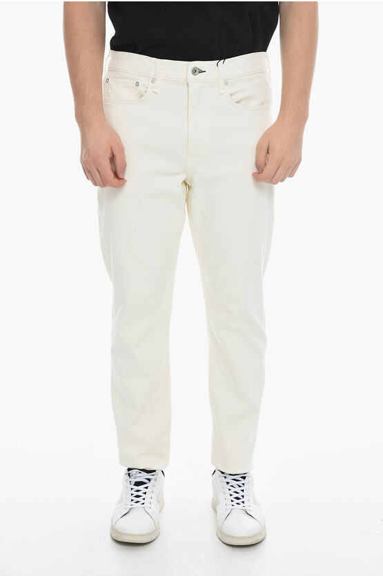Rag & Bone Slim Fit Fit 2 Action Jeans 18cm L.32 In White