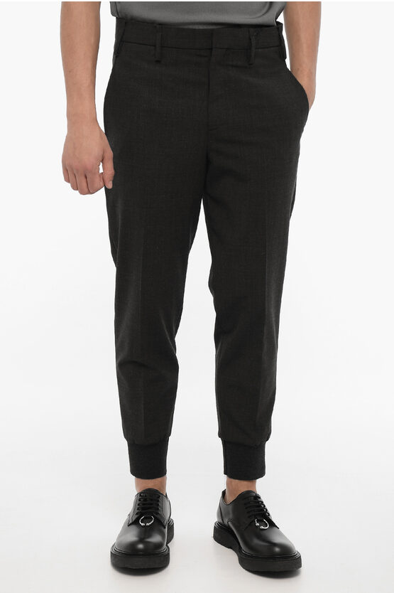 Neil Barrett Slim Fit Jack Pants With Elastic Ankle