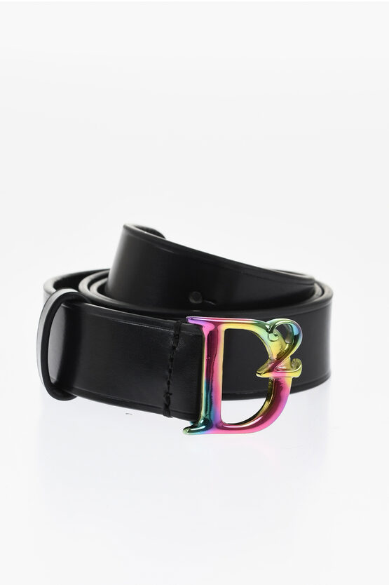 Slim Fit Leather Be… - image