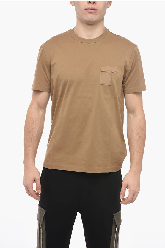 Neil Barrett Slim Fit Memory Of Army Crew-neck T-shirt In Brown
