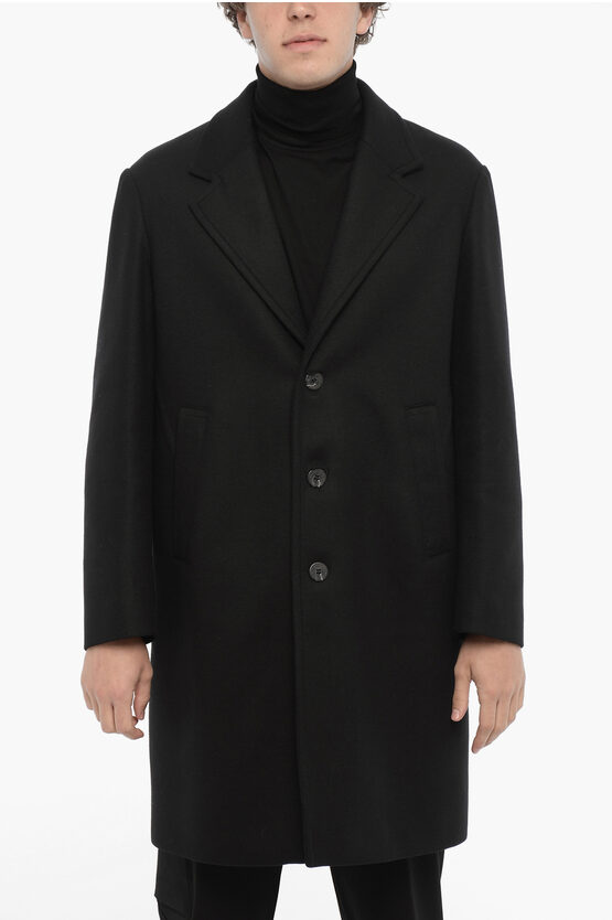 Shop Neil Barrett Slim Fit Single Breasted Coat