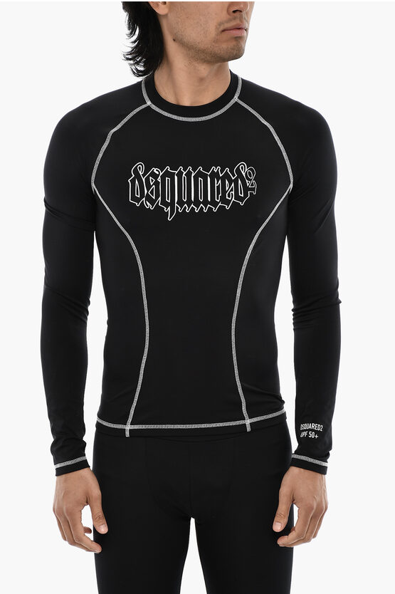 Dsquared2 Slim Fit Sport T-shirt With Gothic Print