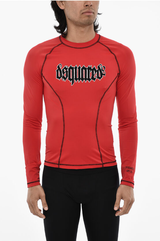 Dsquared2 Slim Fit Sport T-shirt With Gothic Print