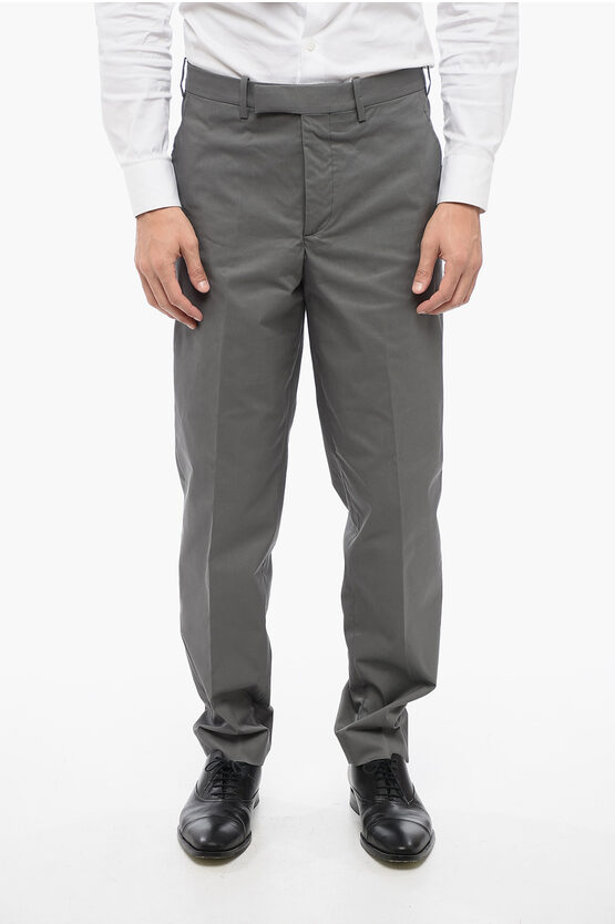 Slim Fit Suit RUFFALO Cotton-Blend with Classic Lapel