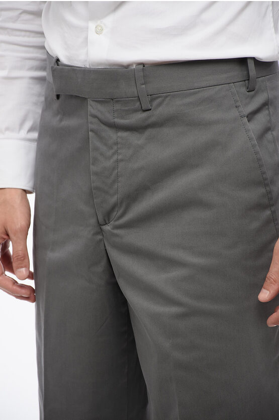 Slim Fit Suit RUFFALO Cotton-Blend with Classic Lapel