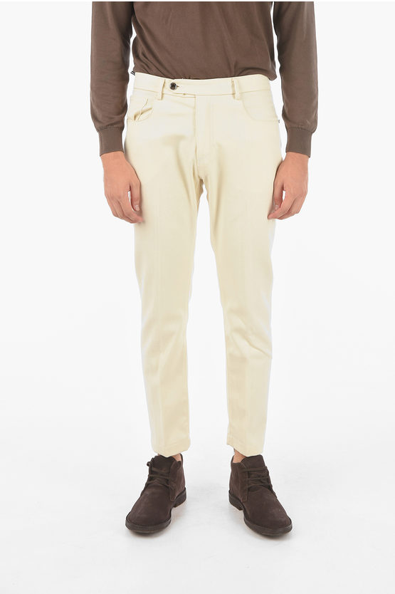 Shop Cruna Smooth Fit Genova.s.652 5 Pockets Pants