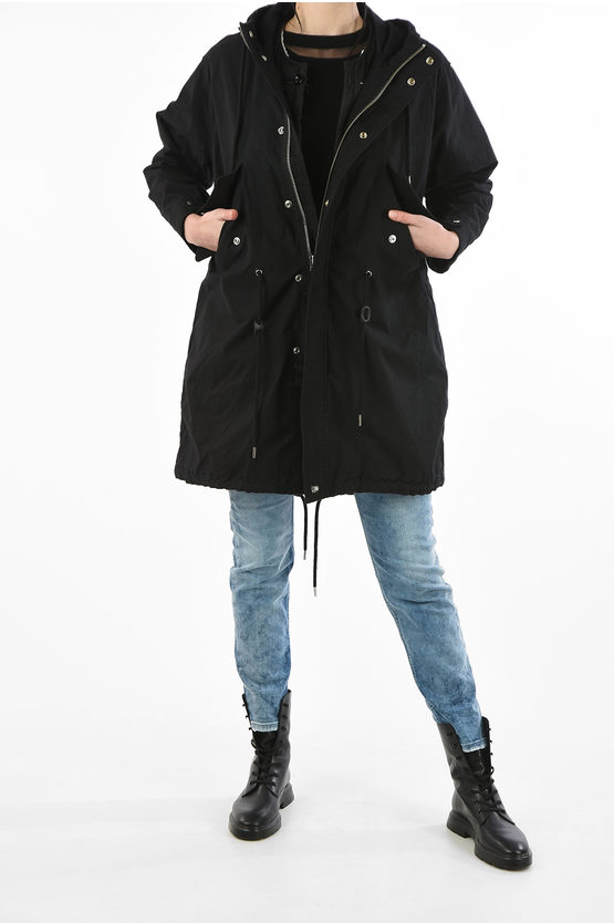 diesel parka jacket womens