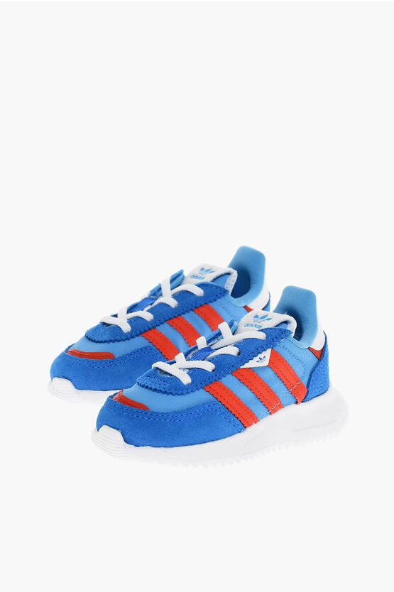 Adidas Kids Sneakers Allacciate RETROPY F2 con Righe Laterali unisex bambino bambino bambina Glamood Outlet