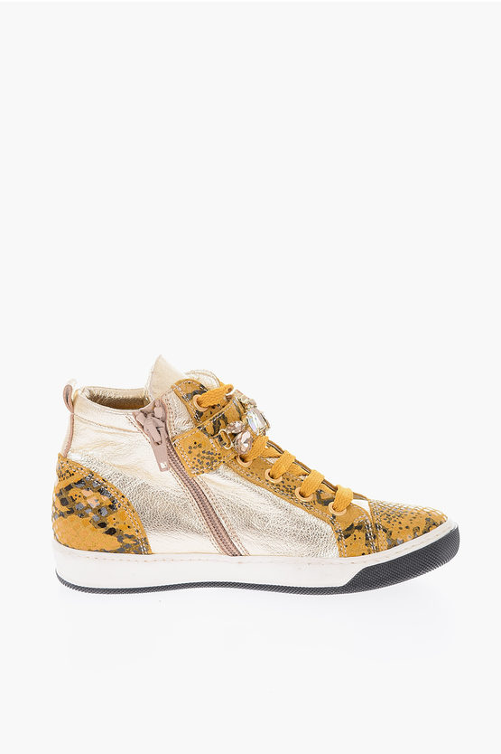 Rizzi Shoes, calzature donna, Sneakers Alte, articolo 5 FIVE HANDMADE WD91