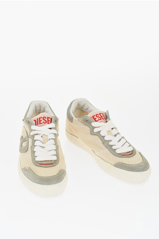 Sneakers Basse S-LEROJI in Canvas con Dettagli a Contrasto