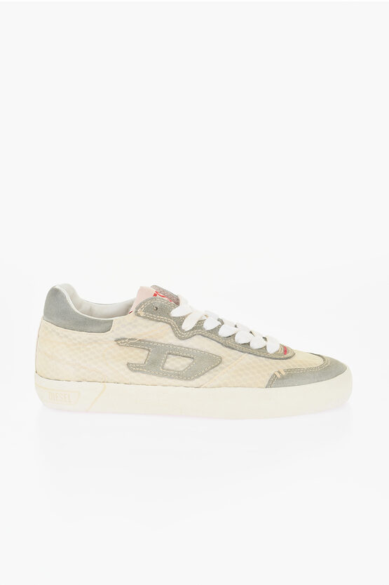 Sneakers Basse S-LEROJI in Canvas con Dettagli a Contrasto