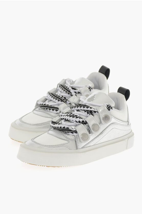 Sneakers Basse TICINELLA In Pelle Metallizzata