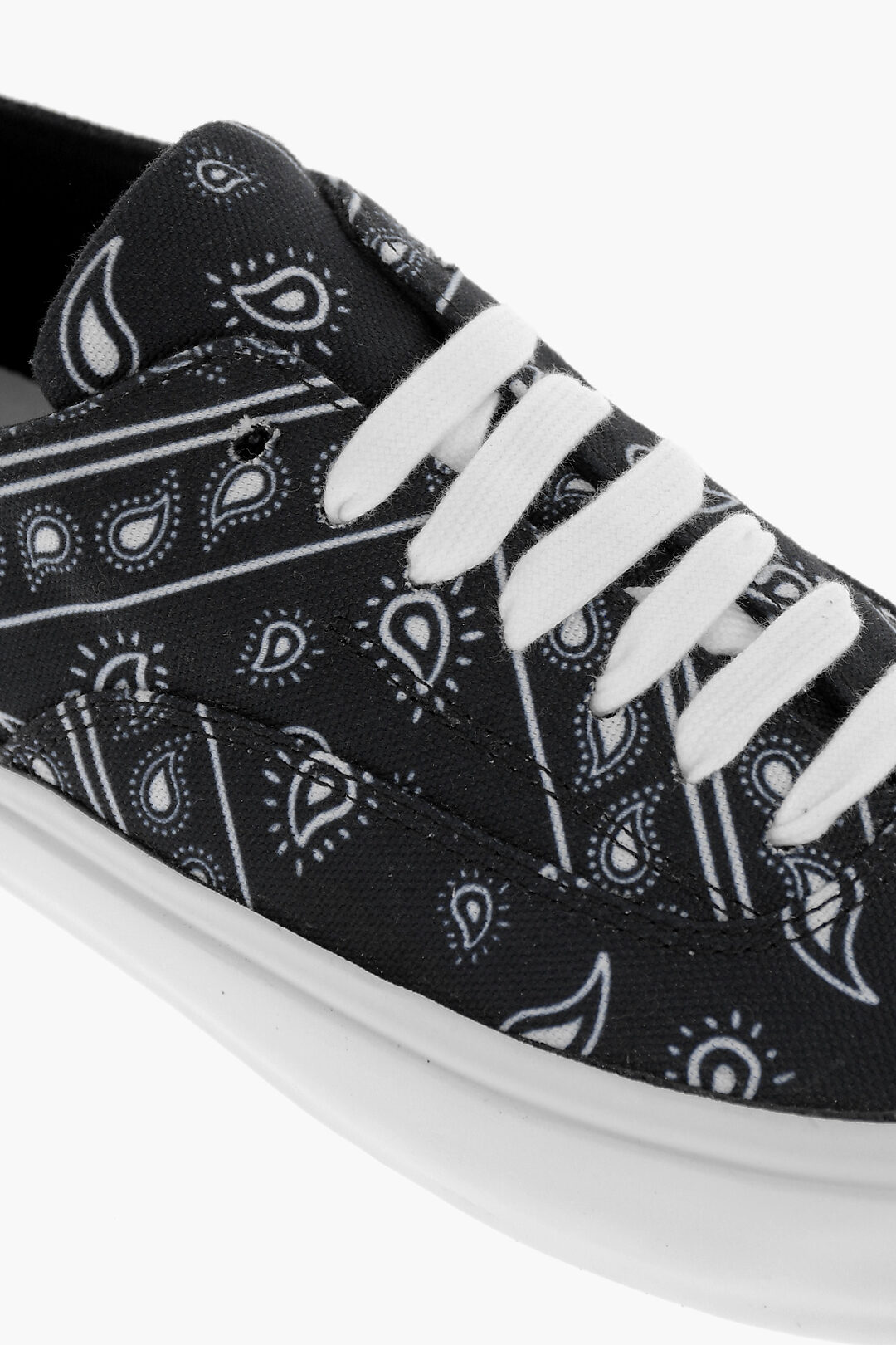 Marcelo Burlon Sneakers Basse VIENTO in Canvas Motivo Bandana uomo