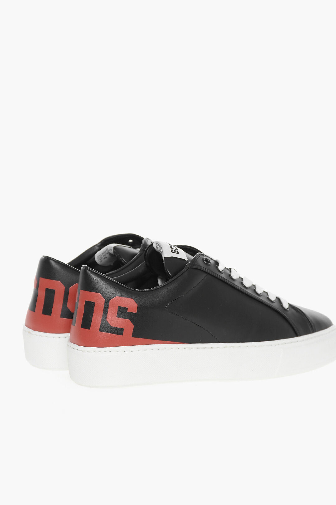 GCDS Sneakers Low Top In Pelle Con Stampa Logo E Suola In Gomma uomo Glamood Outlet