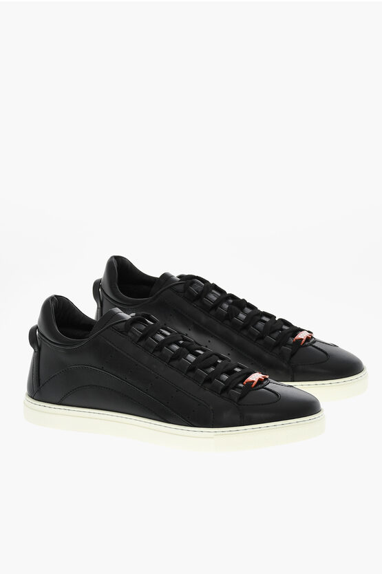 Shop Dsquared2 Leaher Runner Low-top Sneakers