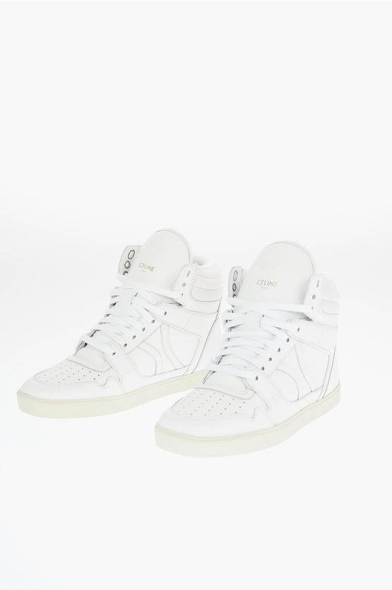 Soft Leather BREAK MID Lace Up Sneakers