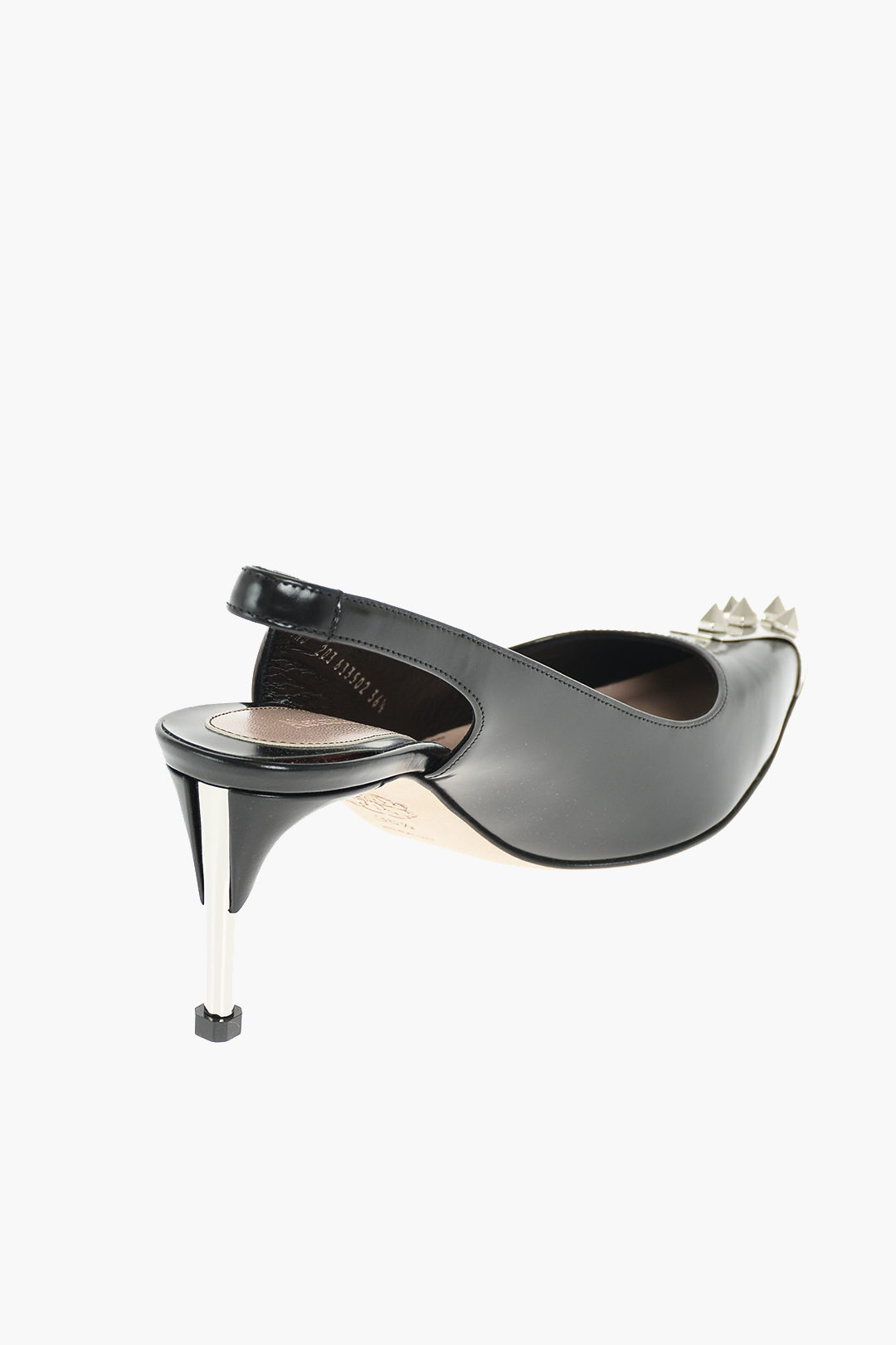 美品 ALEXANDER McQUEEN 38 フェイクファー ポンチョ Alexander McQueen Leather Francisco Birdee Mule in Black