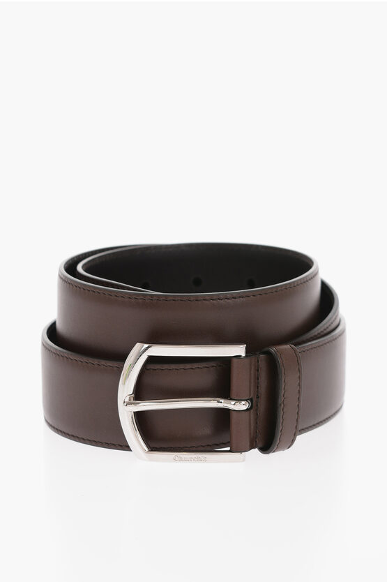 Church's Soli Colour Nevada Leather Belt 35mm In Brown