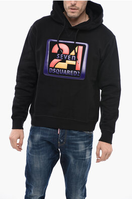 Outlet Dsquared2 men Hoodies Black - Glamood Outlet