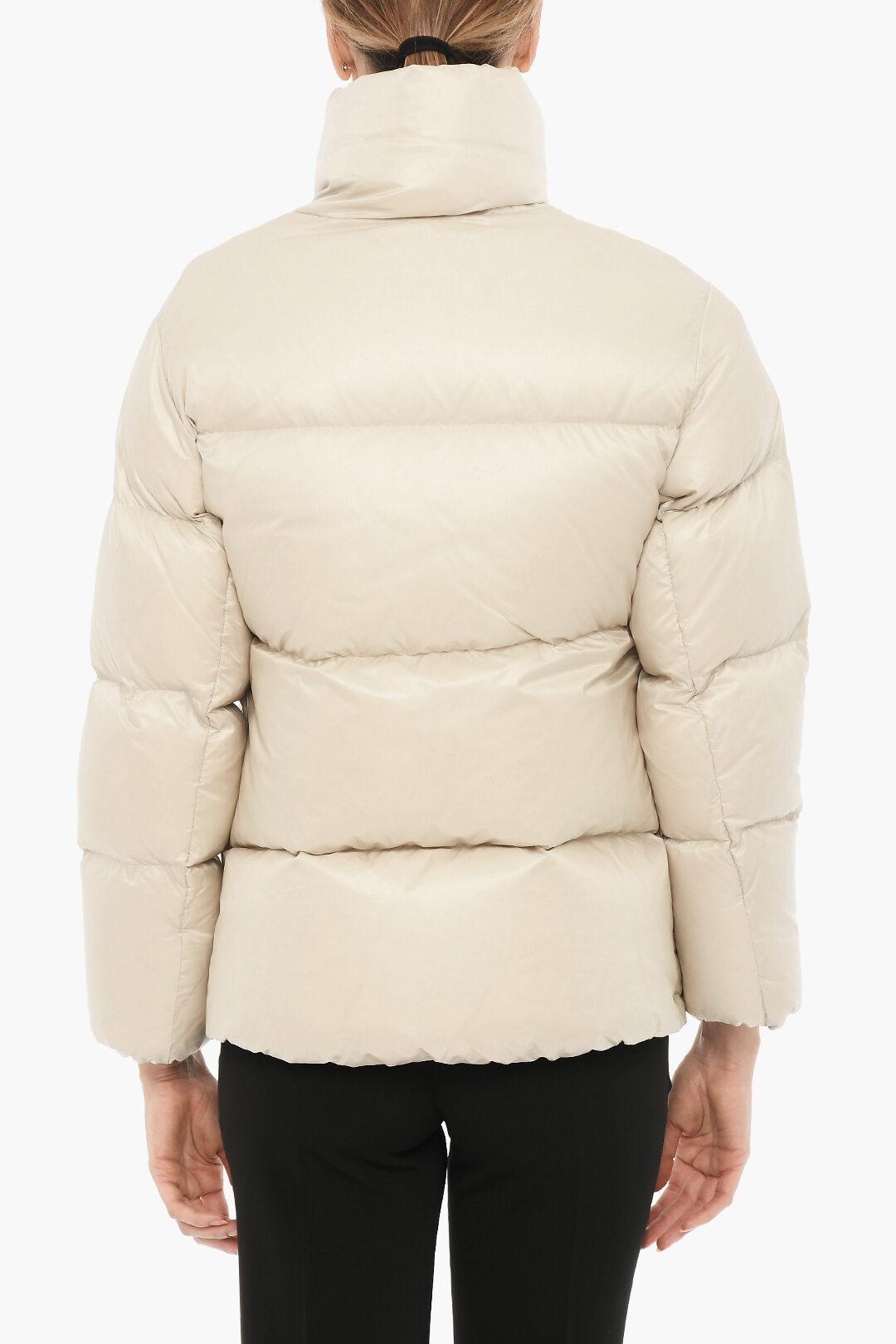 Duvetica Solid Color ALWAID Down Jacket with Contrast Zip