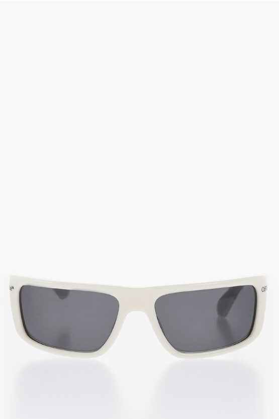 Off-white Solid Color Bologna Biker Sunglasses