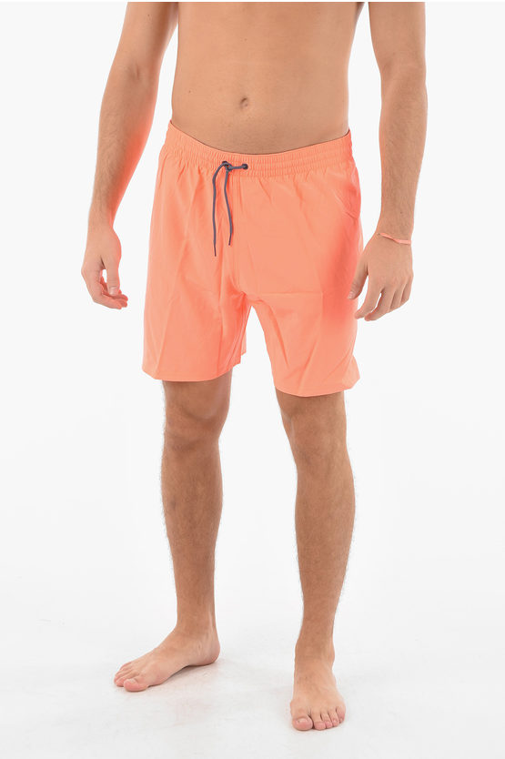Nike Solid Colour Boxer Swimsuit In Neutral