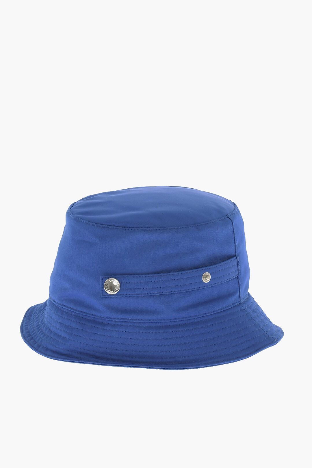Alexander McQueen Solid Color Bucket Hat with Logo-Print men