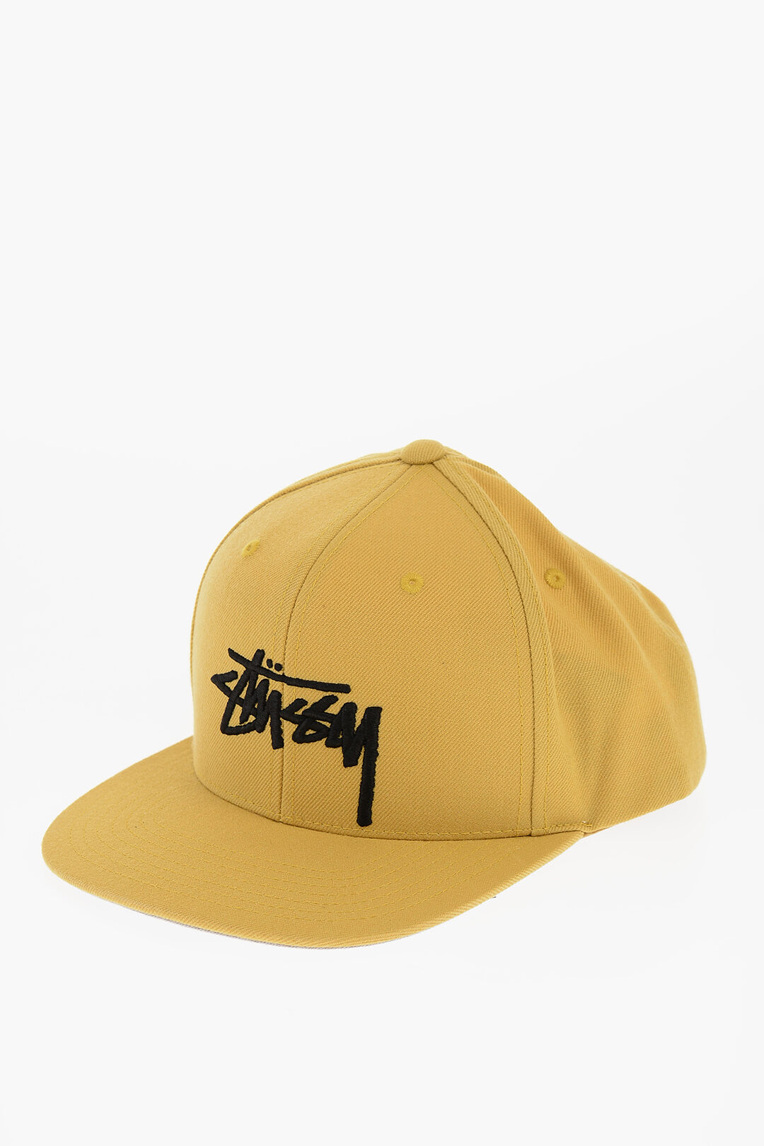 Stussy Solid Color Cap with Embroidered Logo men Glamood Outlet